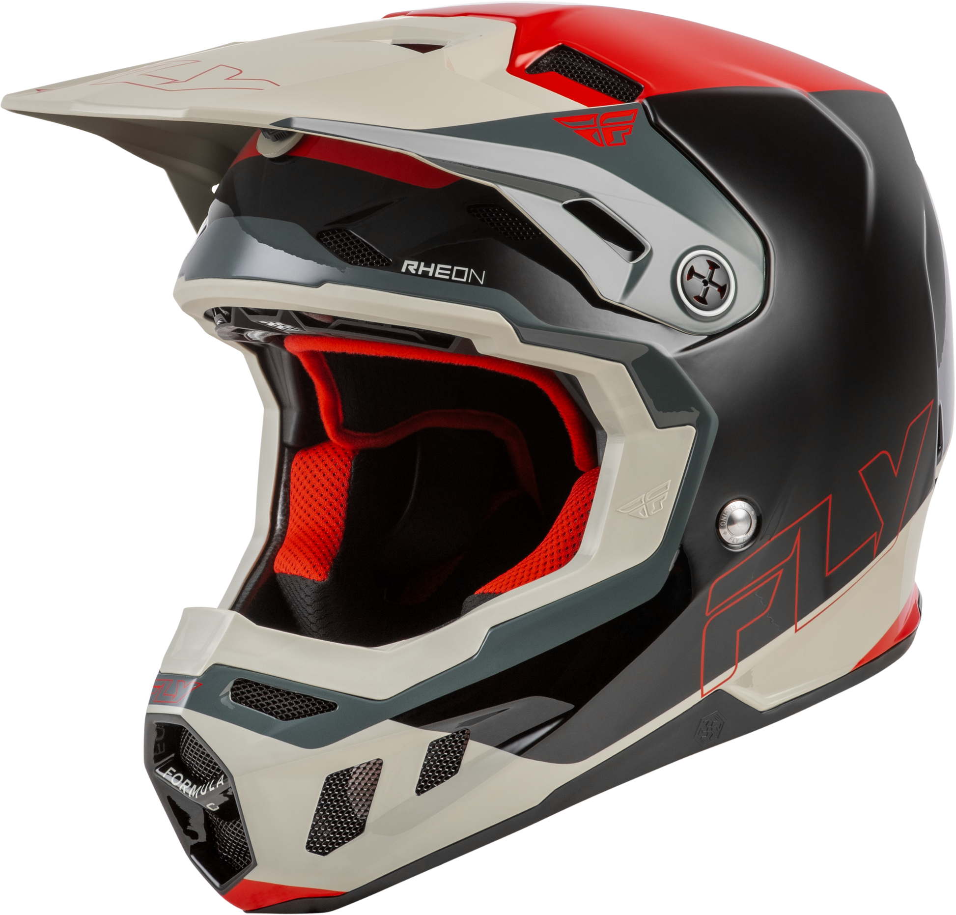 Formula Cc Glide Helmet Black/Red/Grey Md