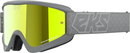 Flat Out Mirror Goggle Grey Gold Mirror