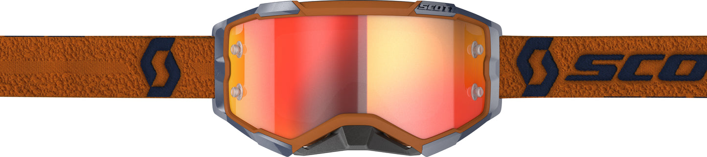 Fury Goggle Grey/Orange Orange Chrome Works