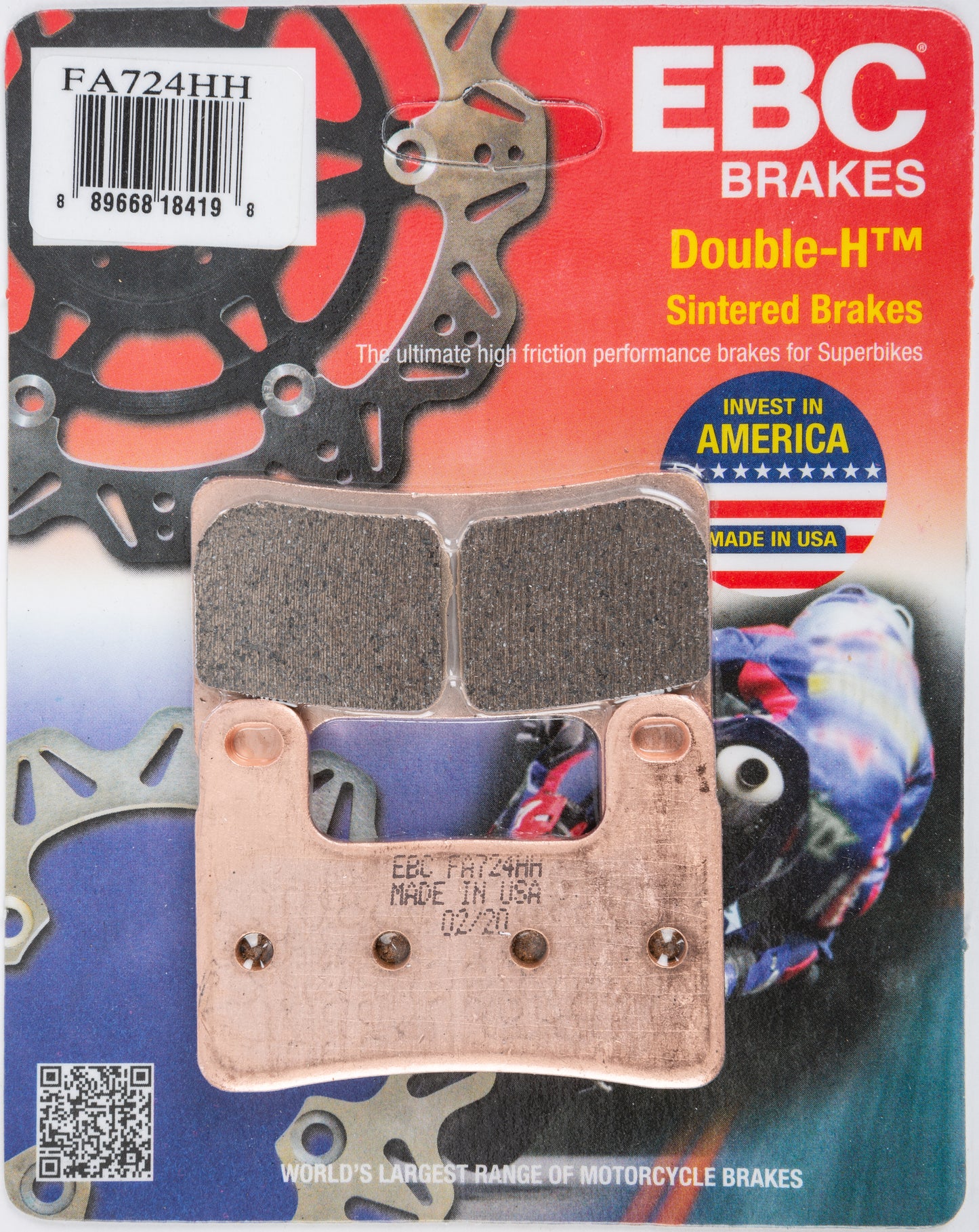 Brake Pads Fa724hh Double H Sintered