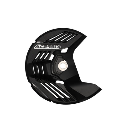 Linear Front Disc Cover Hon/Kaw/Sher/Yam Blk