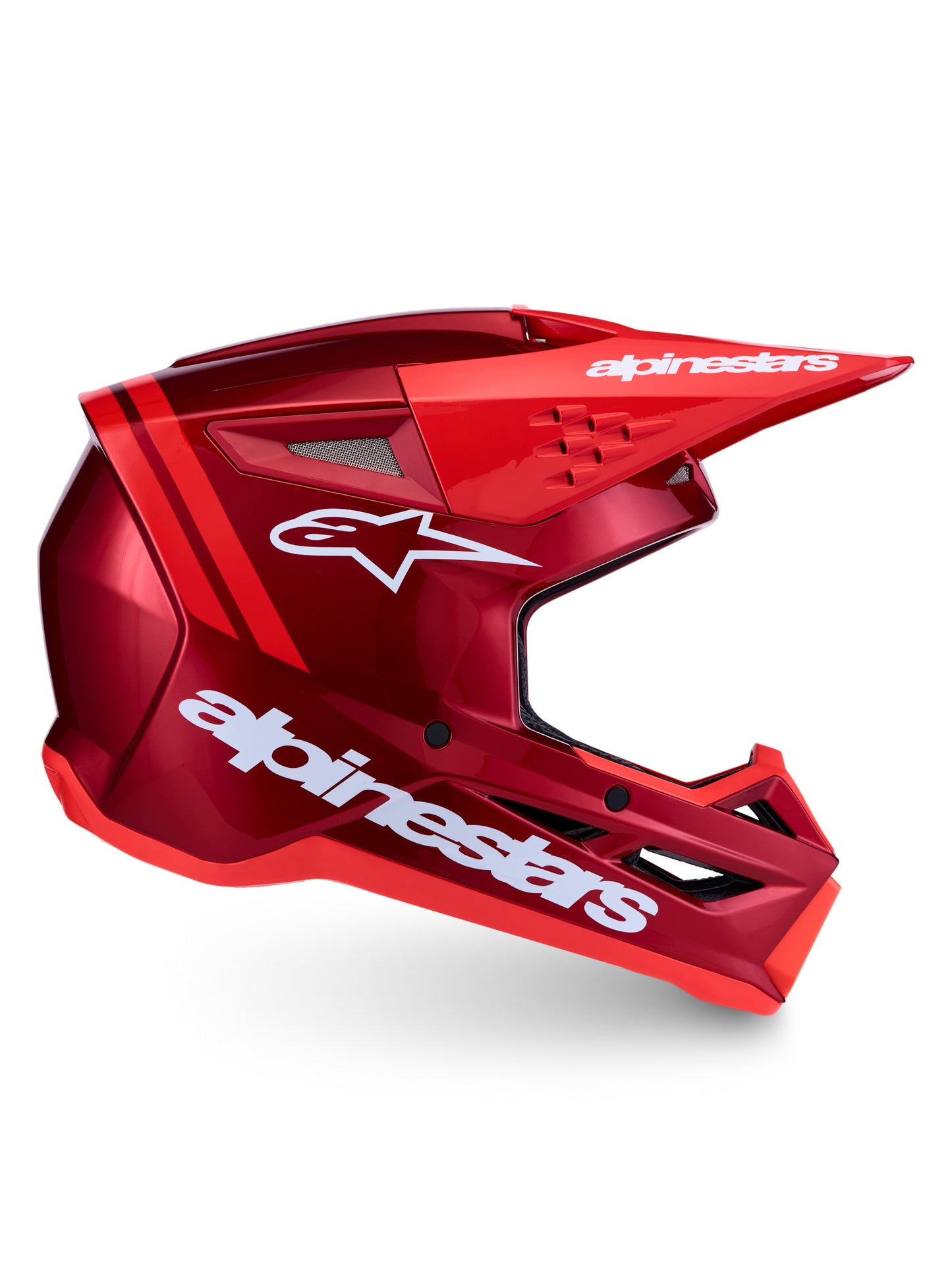 S M3 Radium Helmet Ece06/Dot Red Mot/Red Fl/Wht Gl Md