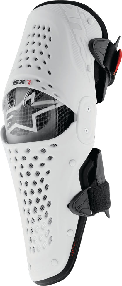 Sx 1 Knee Guards White/Black Sm/Md