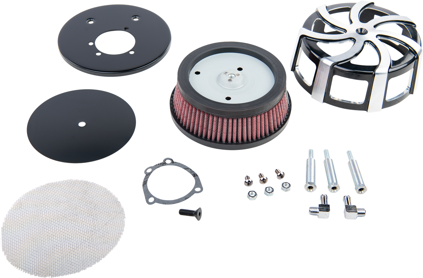 Kruel Air Cleaner Kit Black Contrast Cut