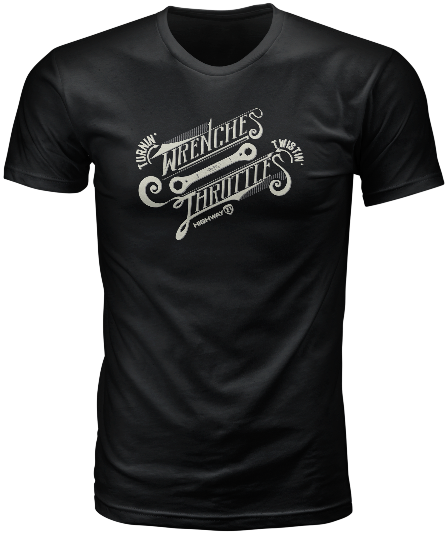 Throttle Tee Black Lg