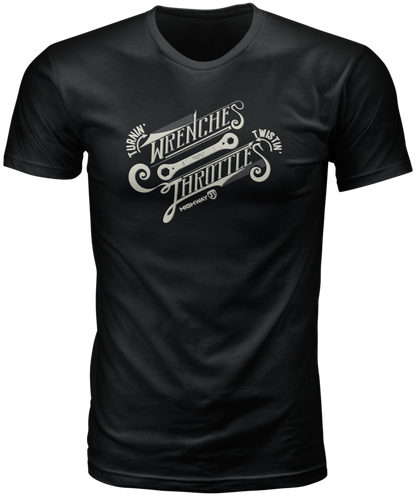 Throttle Tee Black Lg