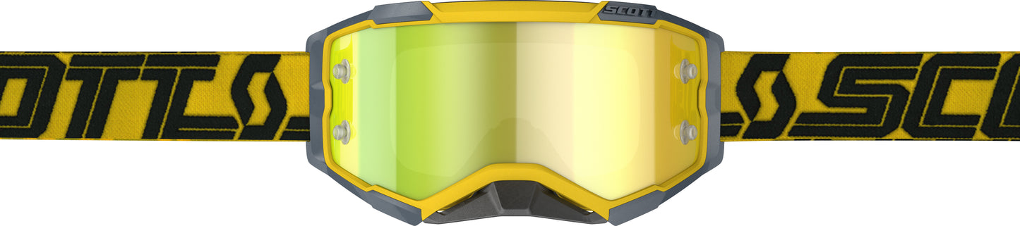 Fury Goggle Yellow/Black Yellow Chrome Works