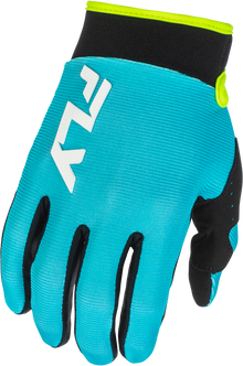F 16 Gloves Aqua/Black/White Lg