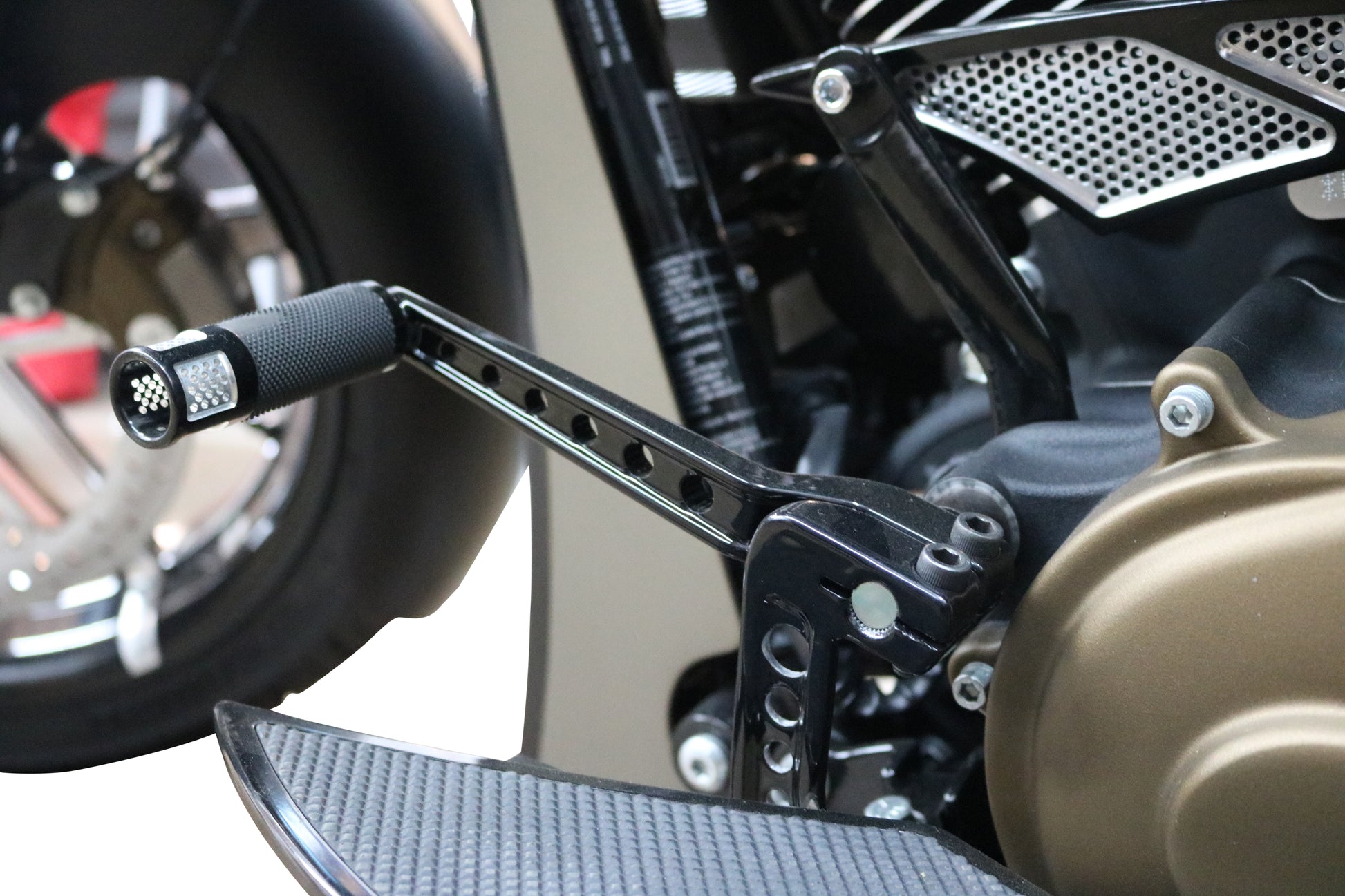 Toe Shift Lever Black `84 Up Flh/T