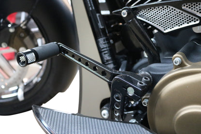 Toe Shift Lever Black `84 Up Flh/T