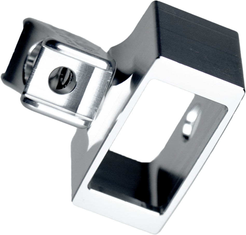 Rocker Switch Mount Silver
