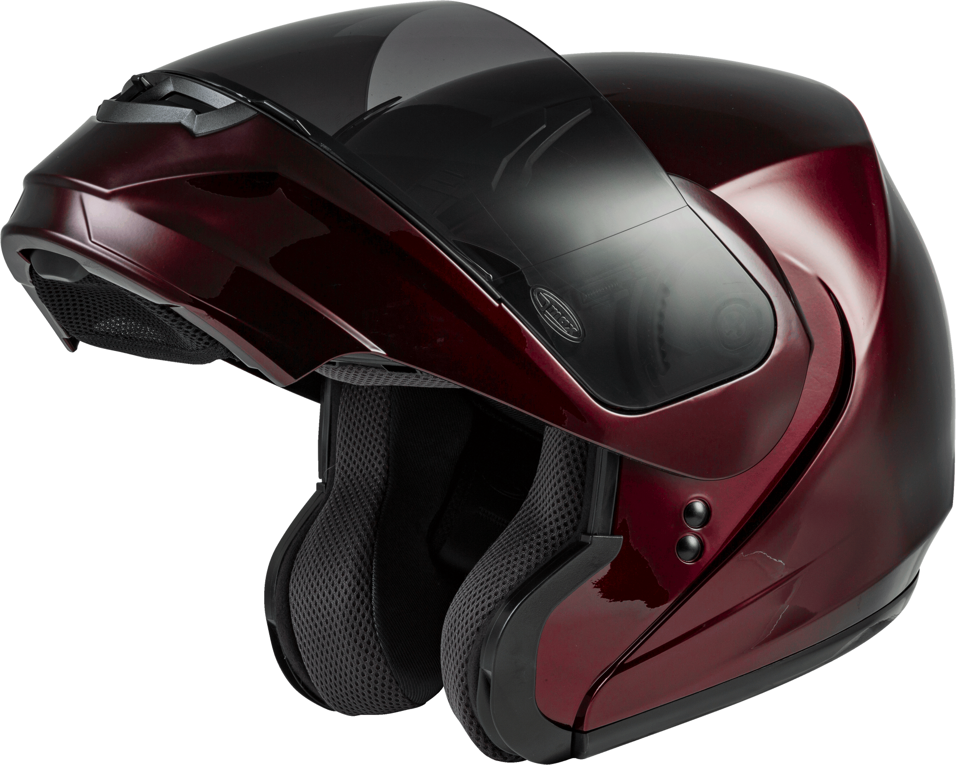 Md 04 Modular Helmet Wine Red Lg