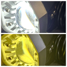 Dual Switchback Led Lights Silver/Blk Wired Remote Pr