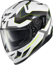 Exo T520 Full Face Helmet Zuse White/Hi Viz Xl