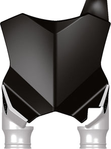 Front Number Plate Black/White