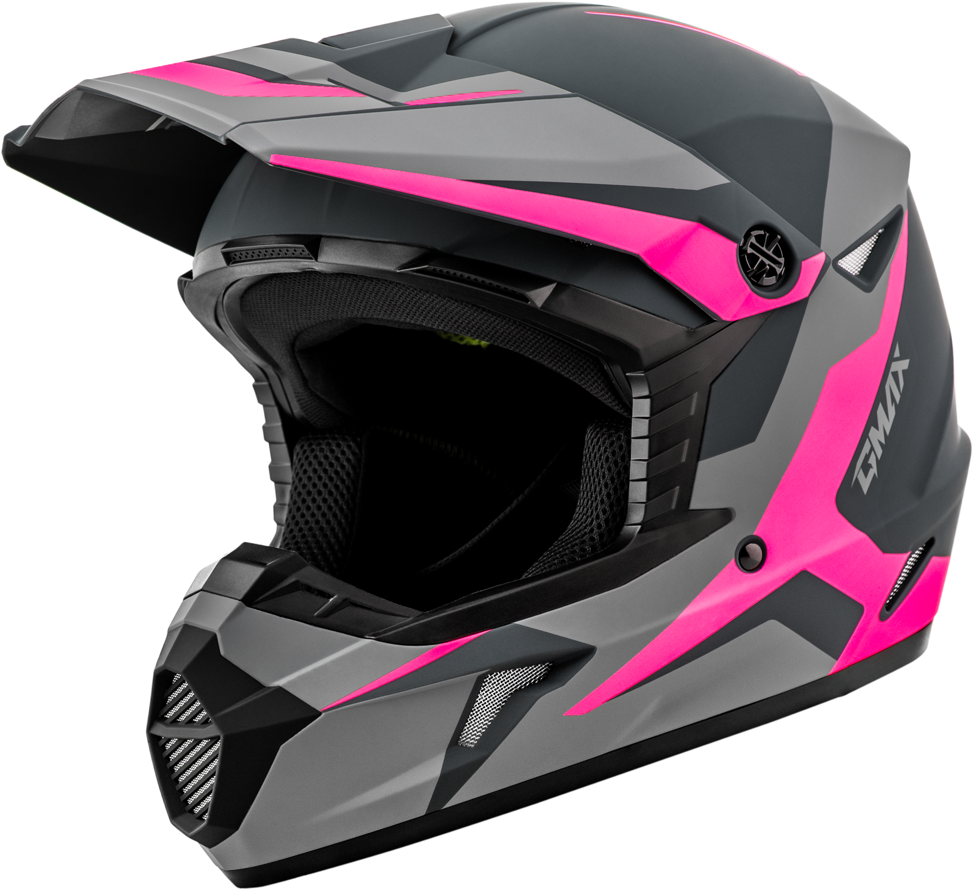 Mx 46 Cyclus Hemet Matte Grey/Pink Xl