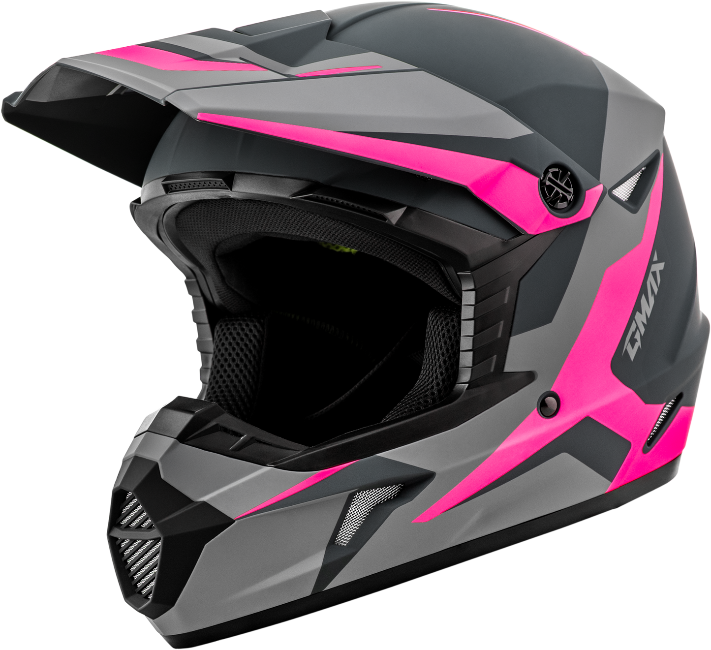 Mx 46 Cyclus Hemet Matte Grey/Pink Lg
