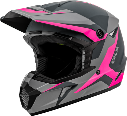 Mx 46 Cyclus Hemet Matte Grey/Pink Lg