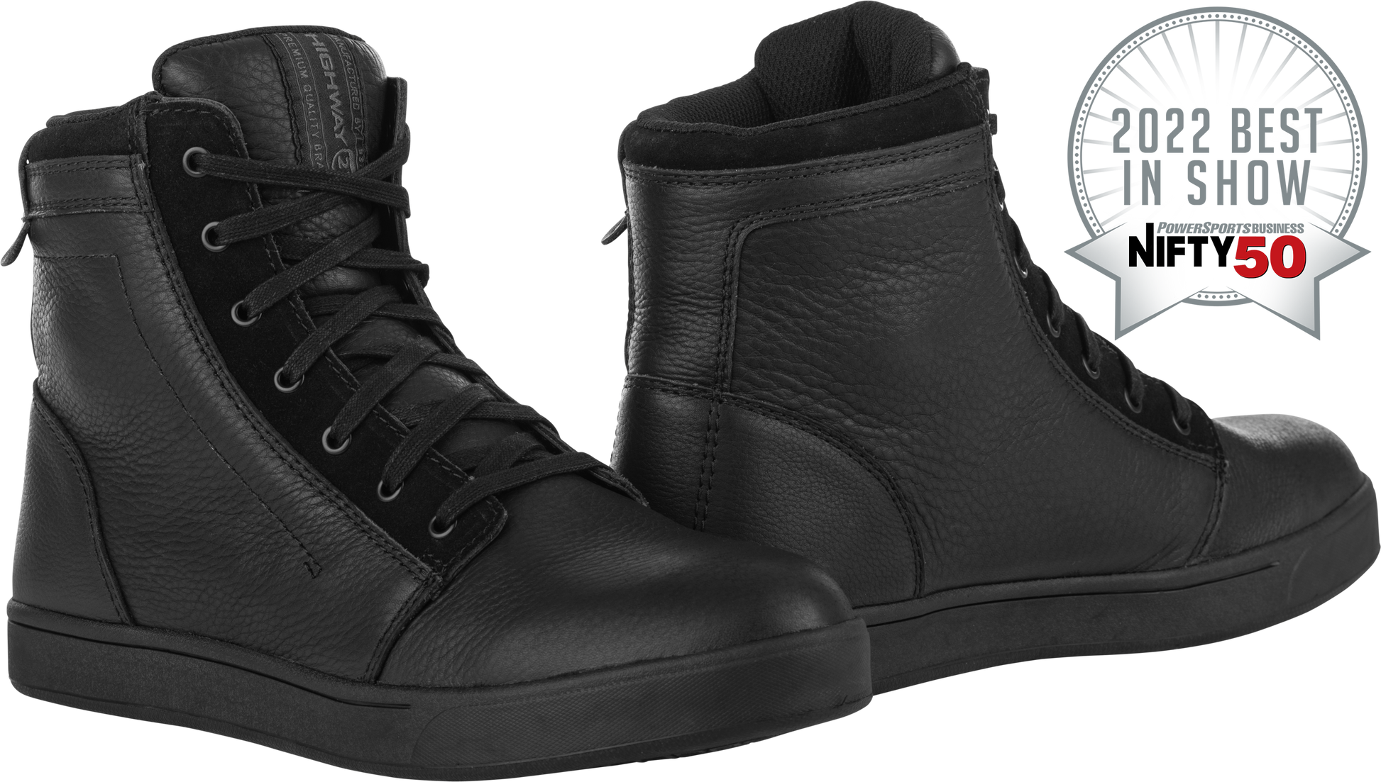 Axle Leather Waterproof Shoes Black/Black Sz 06