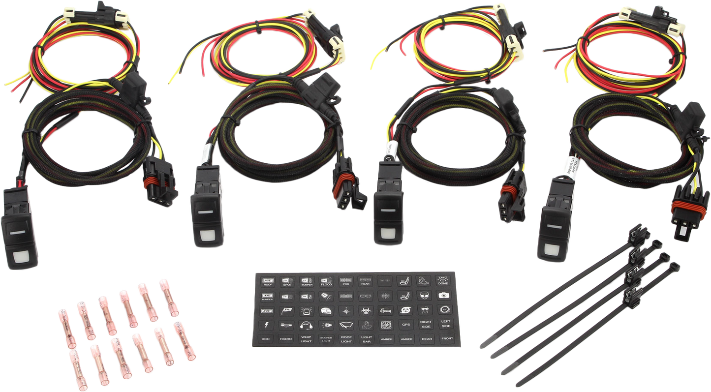 Light Duty Switch System In Cab Pulse Bar 4 Pack