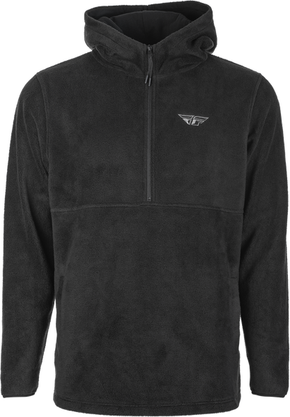 Fly Half Zip Pullover Hoodie Black Md