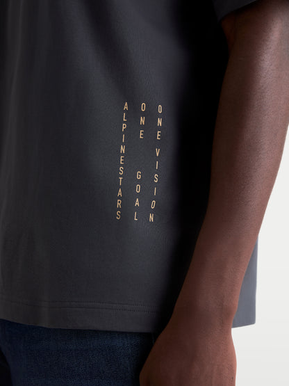 Chalk Oversized Ss Csf Tee Charcoal 2x