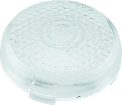Bikers Choice Replacement Honeycomb Clear Lens For LED Bullet Turn Signal