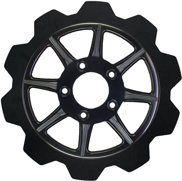 High Carbon Steel Phoenix Rear Rotor Black 11.5"