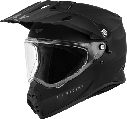 Trekker Solid Helmet Matte Black Lg