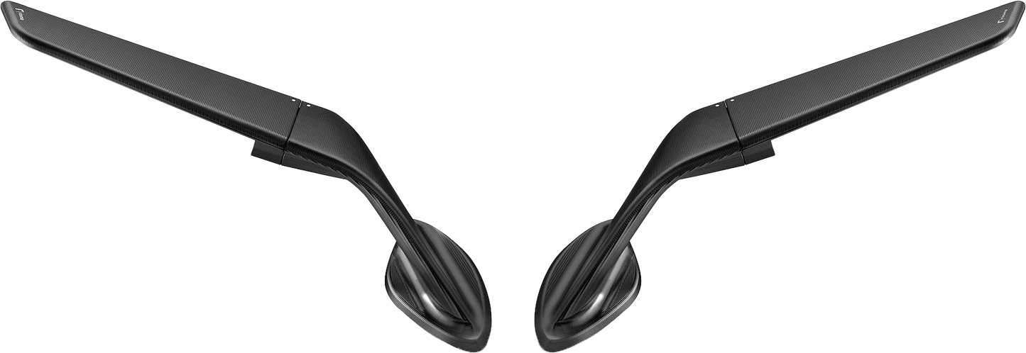Stealth Sport Mirror Black Pair Apr