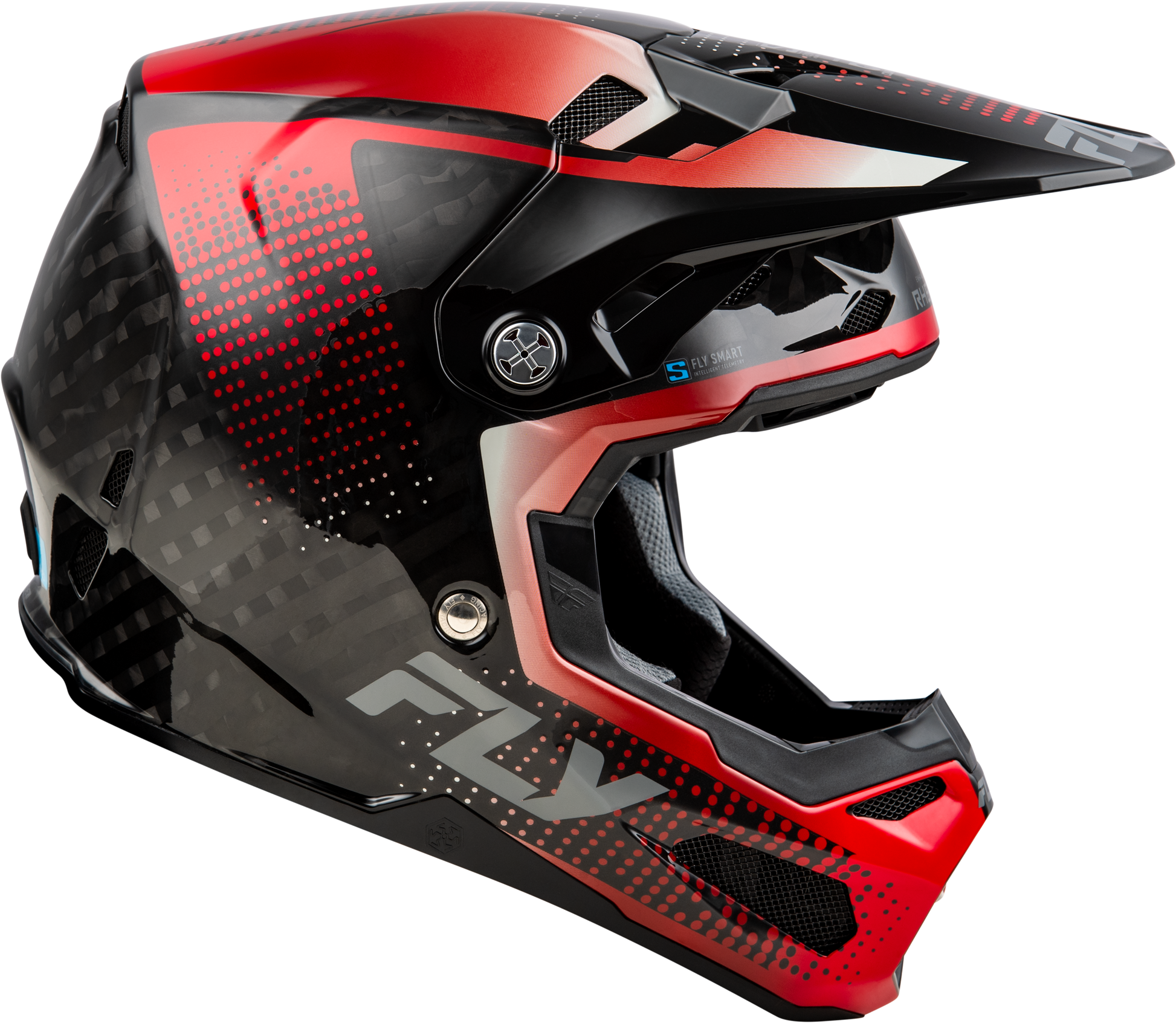Formula S Carbon Protocol Helmet Black Carbon/Red Sm