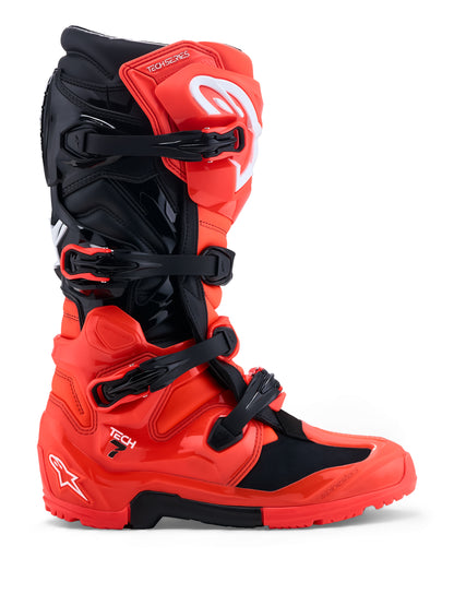 Tech 7 Enduro Boots Red Fluo/Blk 13