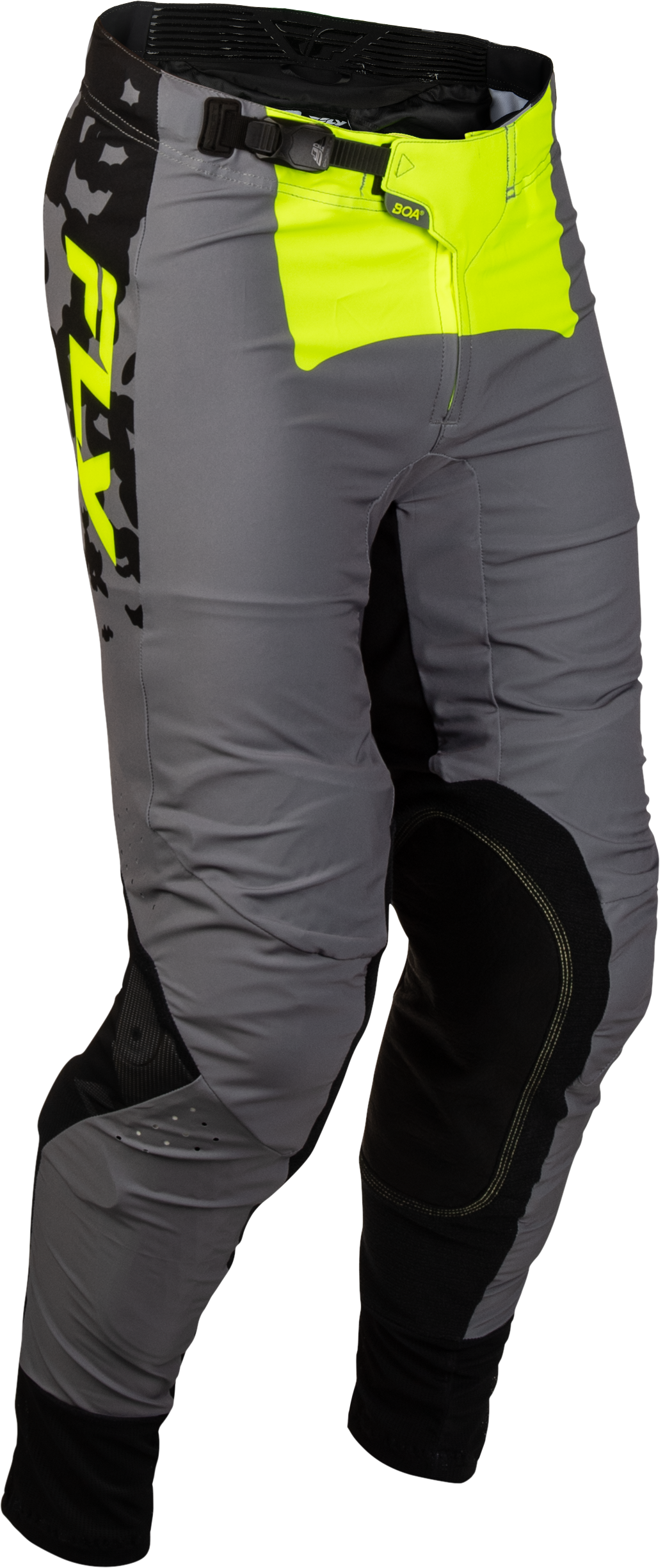 Youth Lite Flake Pants Grey/Hi Vis/Black Sz 26