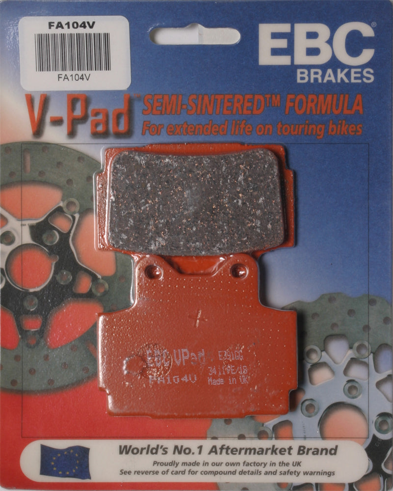 Brake Pads Fa104v Semi Sintered V Series
