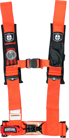 5pt Harness 3" Pads Orange Orange