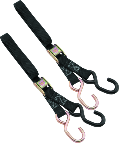BikeMaster 1x72in Tiedown 20pc Carton - Black