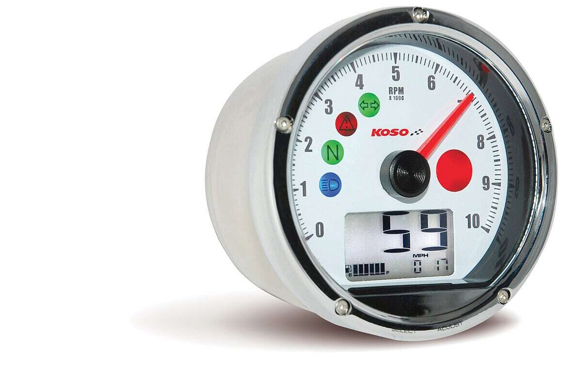 T & T Multi Function Meter (Chrome)