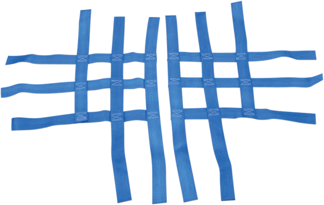 MOTORSPORT PRODUCTS Nerf Bar Net - Blue - Polaris/Suzuki/Yamaha 81-0204