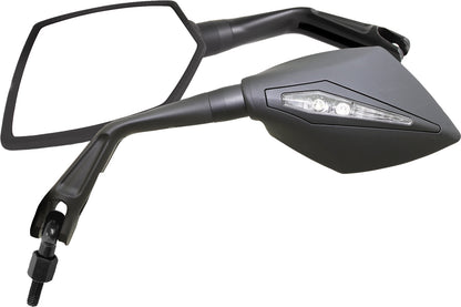 Apex M10 Mirrors W/Indicators Pr Black