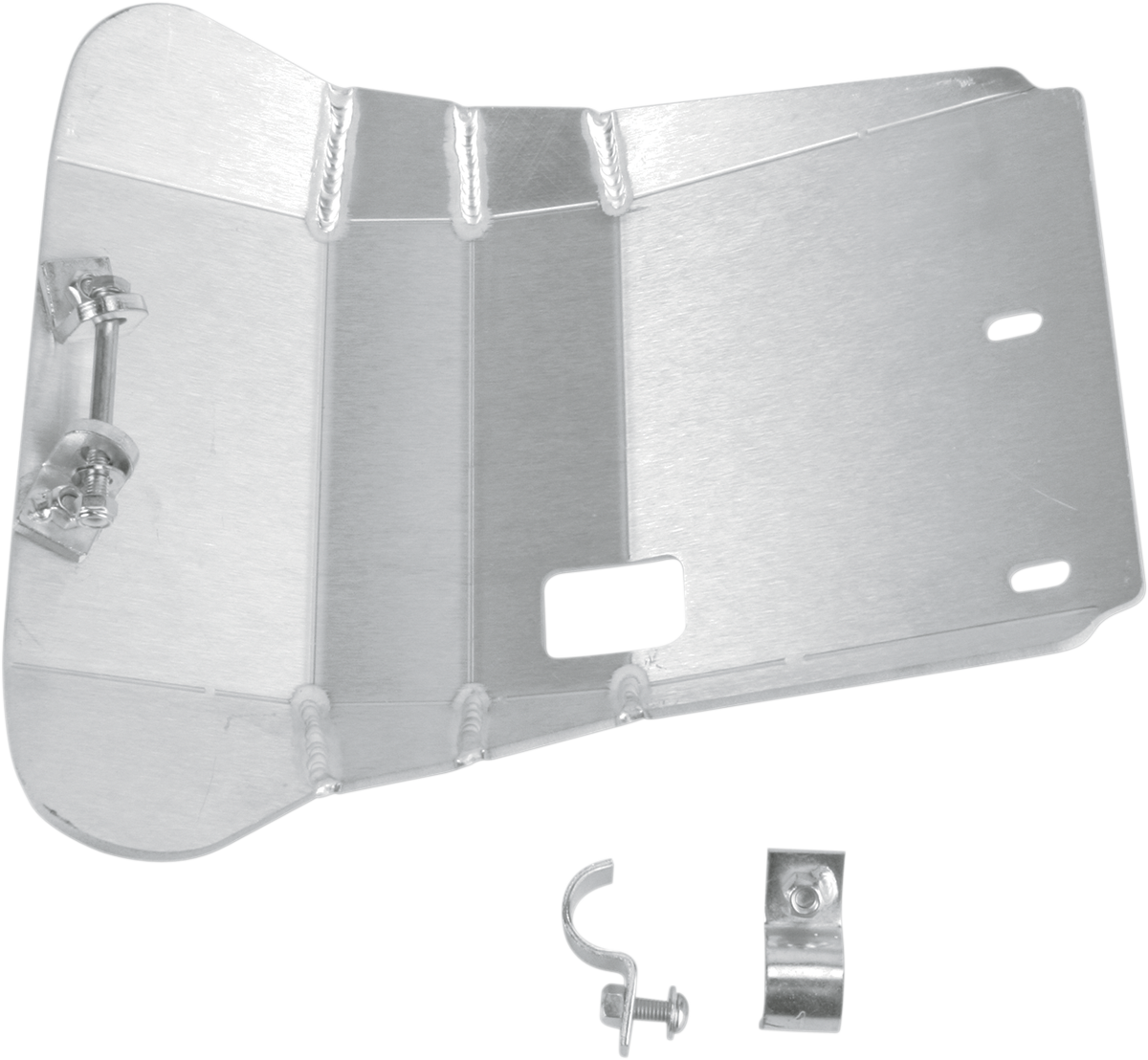 MOOSE OFFROAD Skid Plate - Silver - Yamaha - TW 200 278