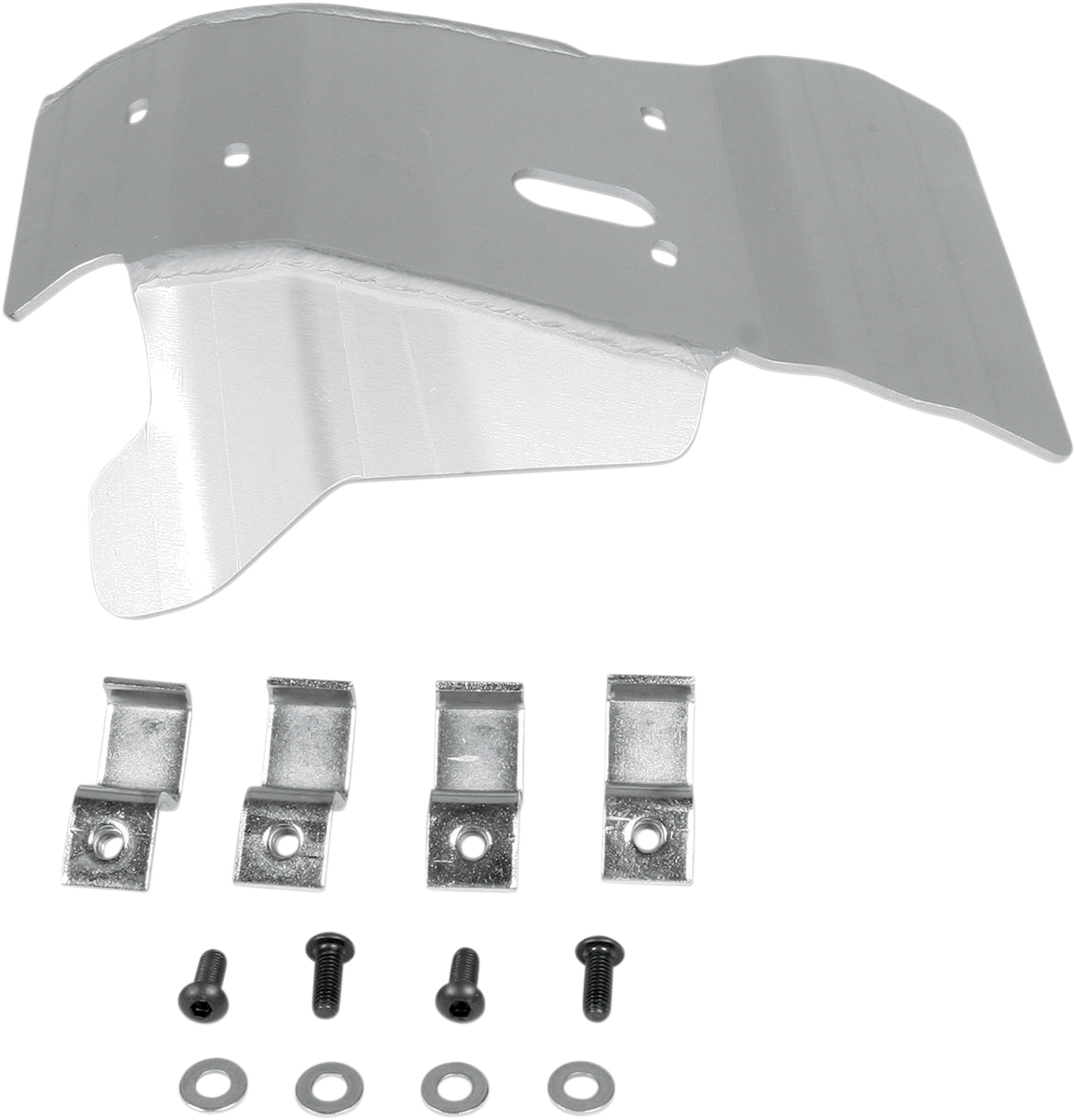 MOOSE OFFROAD Skid Plate - Silver - Yamaha - YZ 250/250 X 420