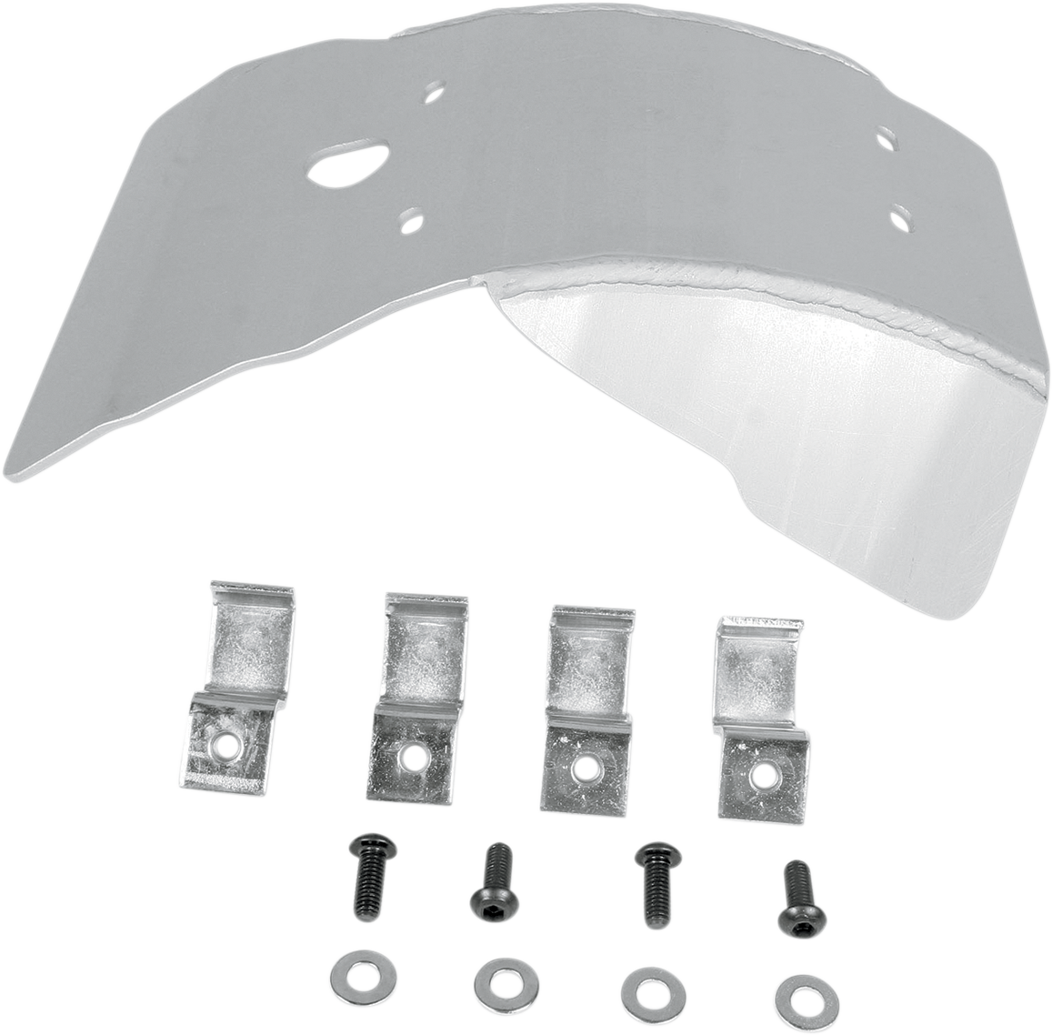 MOOSE OFFROAD Skid Plate - Silver - Yamaha - YZ 125/125 X 421
