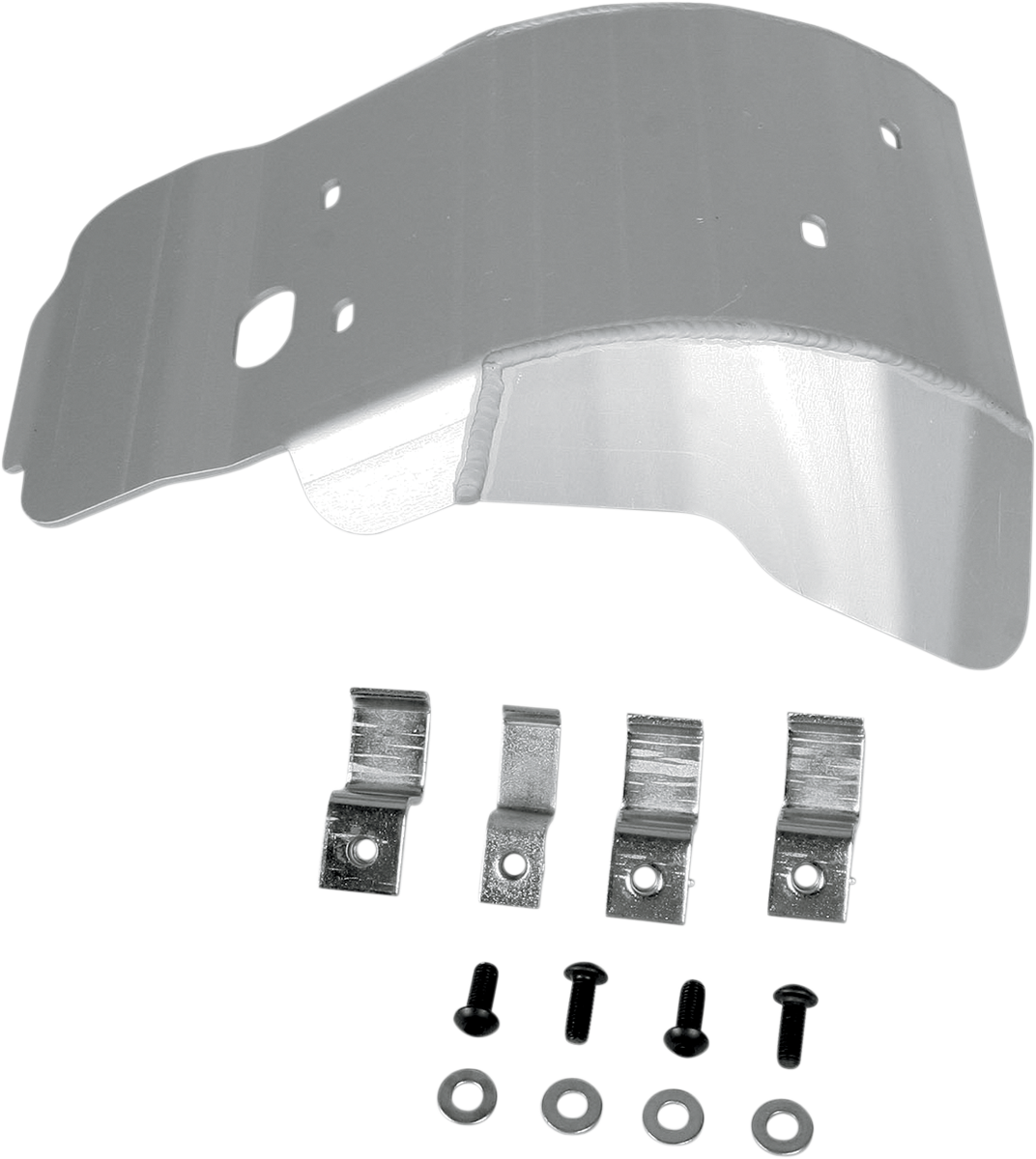 MOOSE OFFROAD Skid Plate - Silver - Honda - CRF450R 457