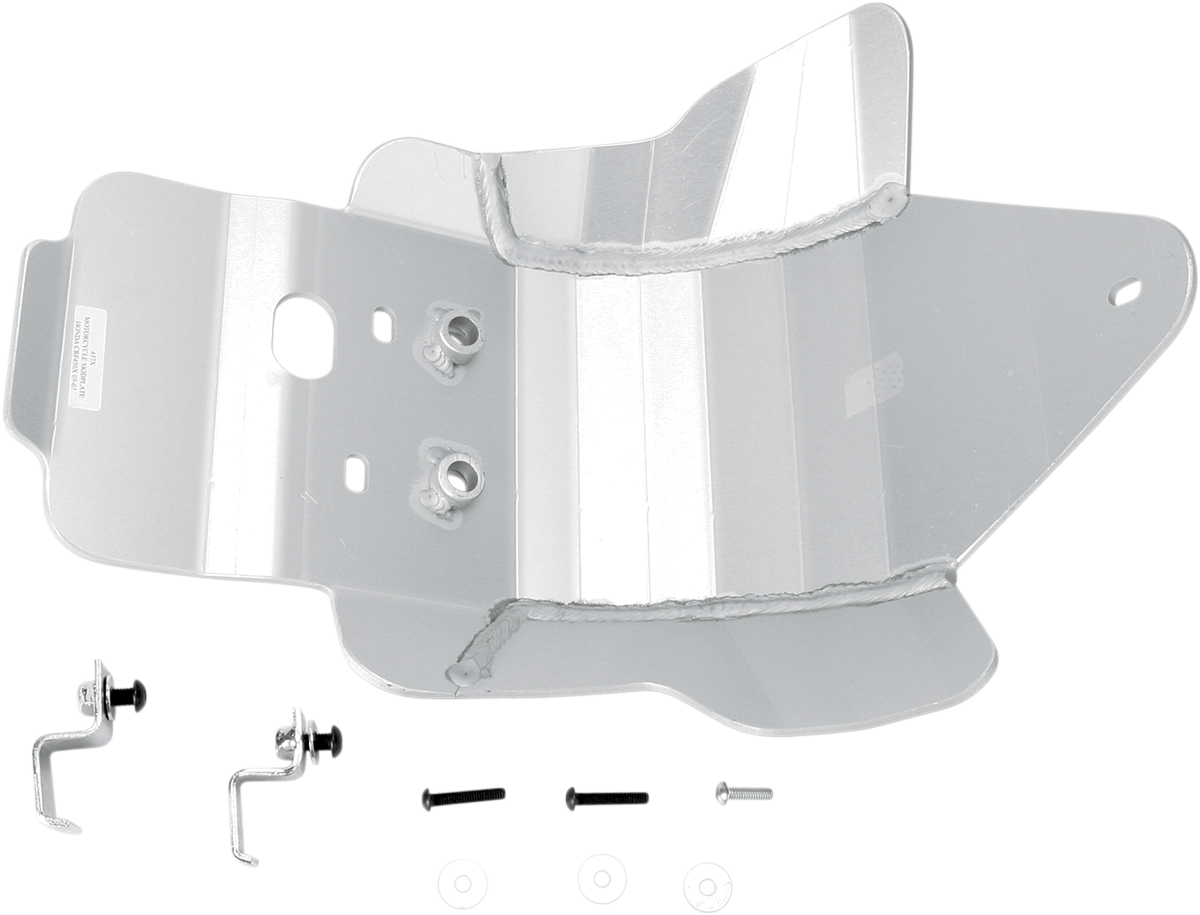 MOOSE OFFROAD Skid Plate - Silver - Honda - CRF450X 457X