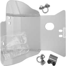 MOOSE OFFROAD Skid Plate - Silver - Kawasaki - KX 65 253