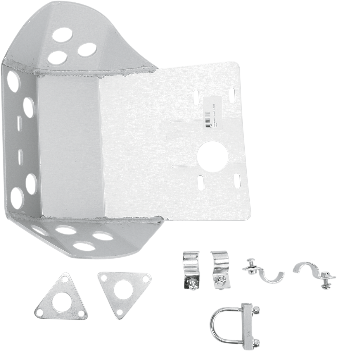MOOSE OFFROAD Skid Plate - Silver - Kawasaki - KLR 650 290M