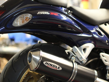 Hindle Suzuki Hayabusa (08+) with Evolution Black Ceramic Muffler