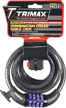 TRIMAX Combo and Cable Locks - 72" TNRC126