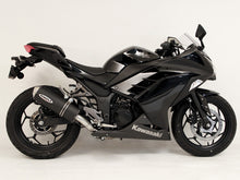 Hindle Kawasaki Ninja 250 (08-12) with Evolution Titanium Muffler w/ Black Ceramic Tip