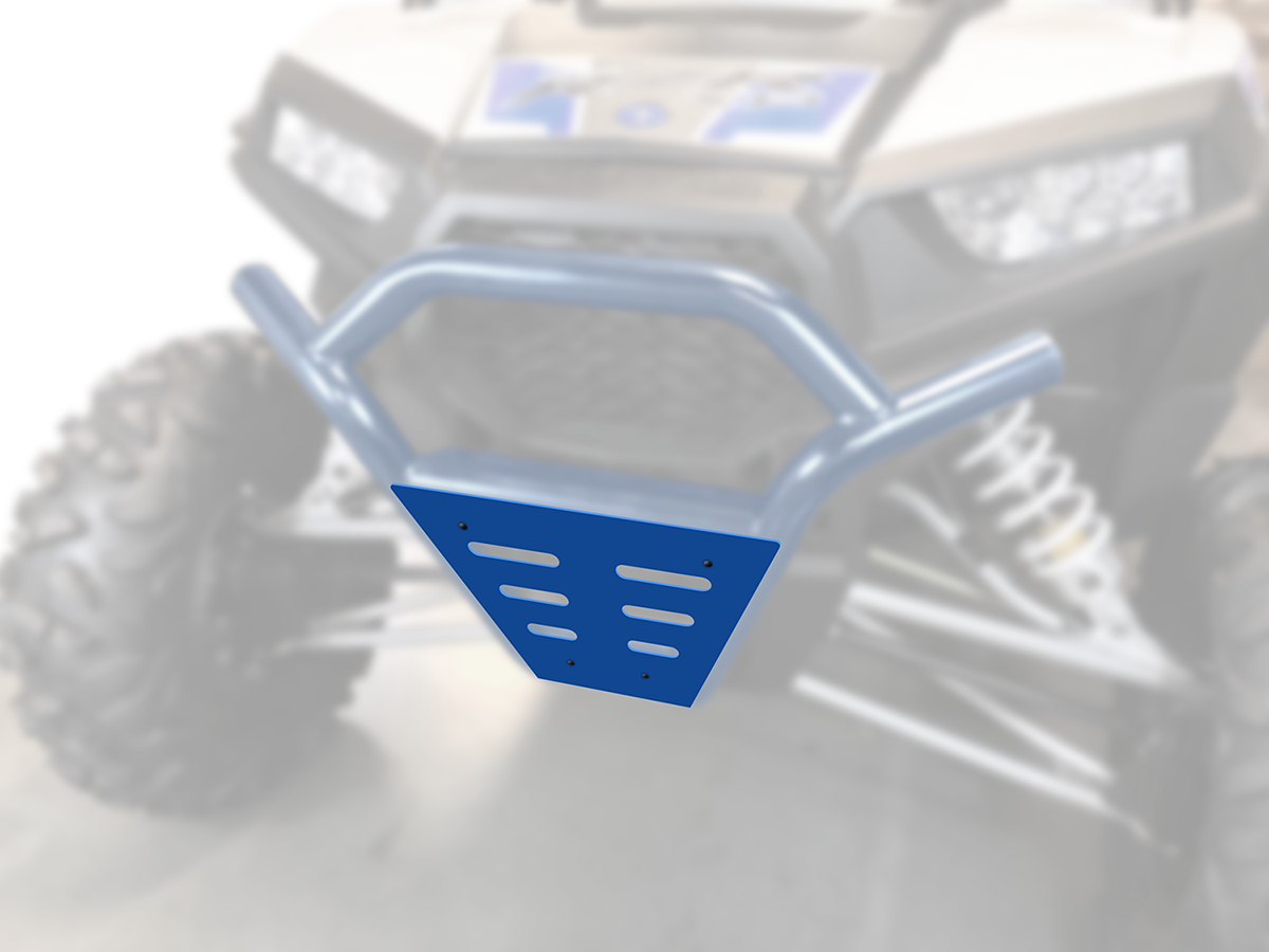 MOOSE OFFROAD Front Bumper Guard - Blue - RZR 1013-BU